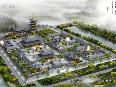 长兴寺庙建筑总体规划方案